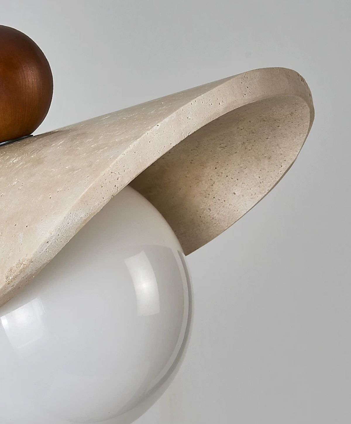 Jorwick Travertine Bead Pendant Lamp