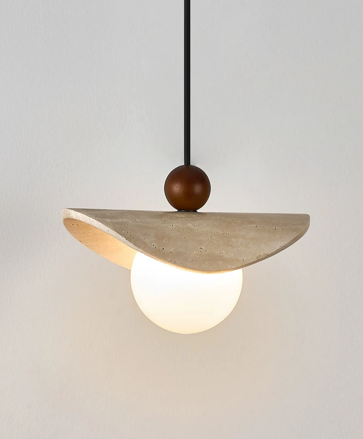 Jorwick Travertine Bead Pendant Lamp