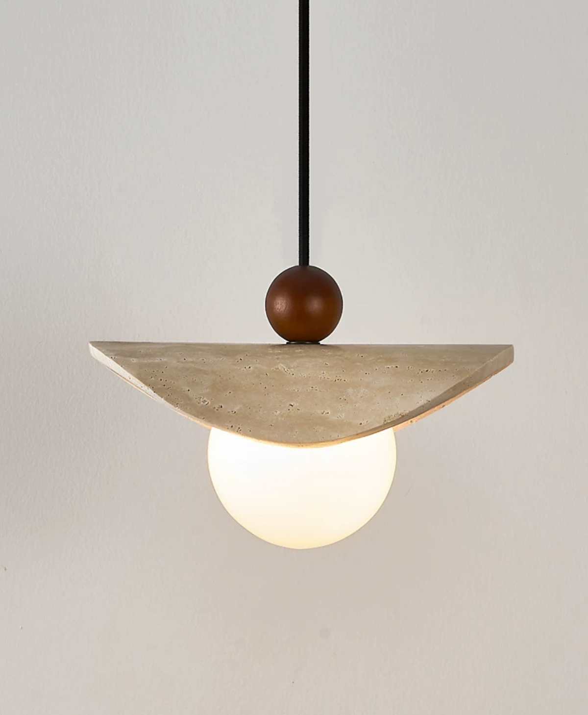 Jorwick Travertine Bead Pendant Lamp