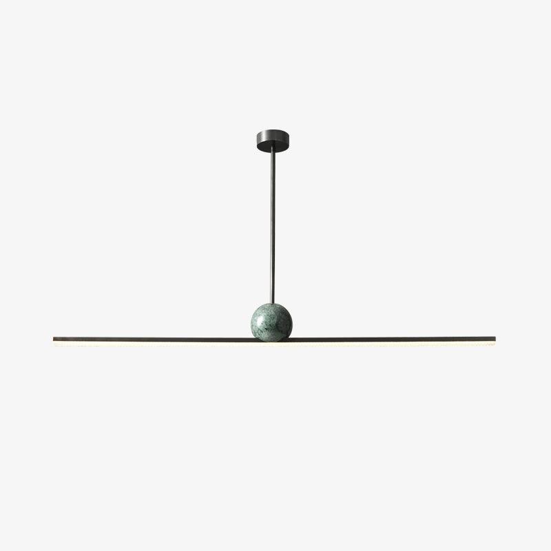 Mariiella Linear Minimalist Marble Pendant Light