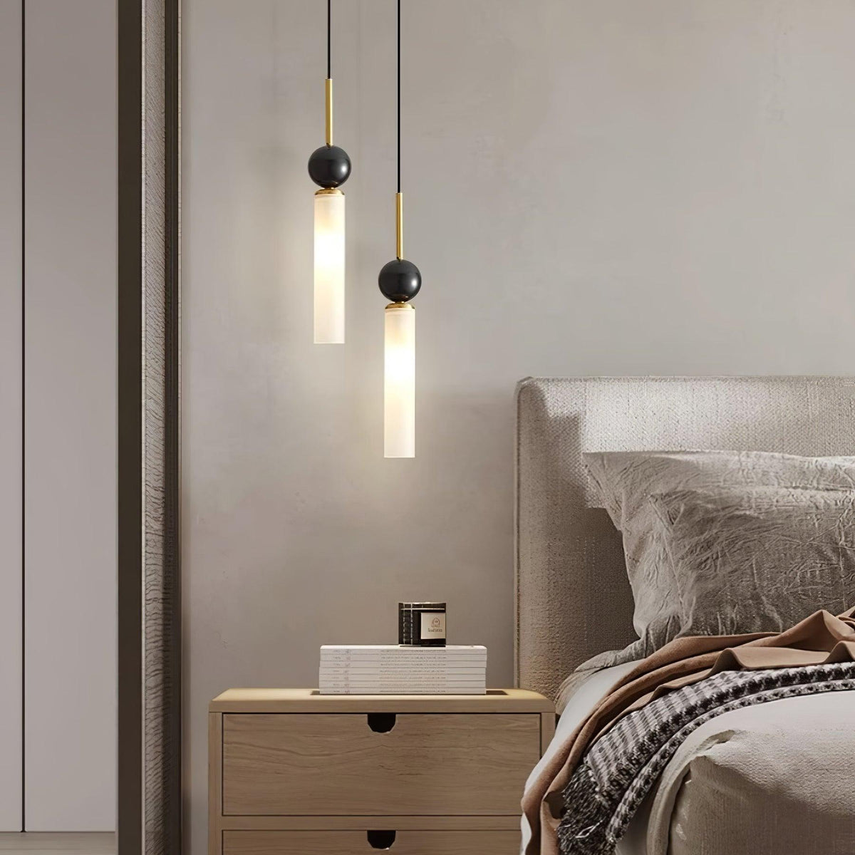 Petueria Minimalist Marble Pendant Light