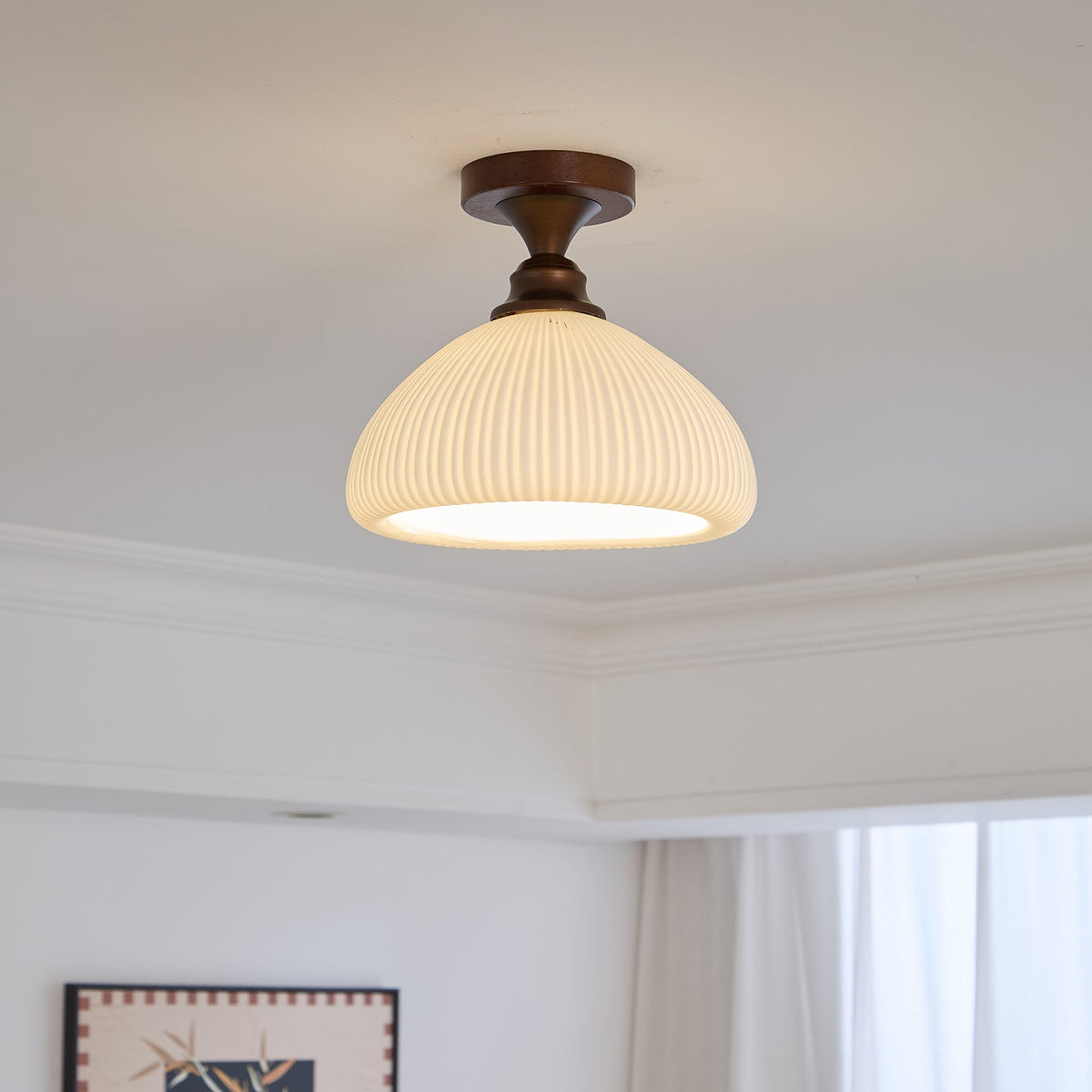 Alveneth Premium Nordic Art Glass Ceiling Lamp