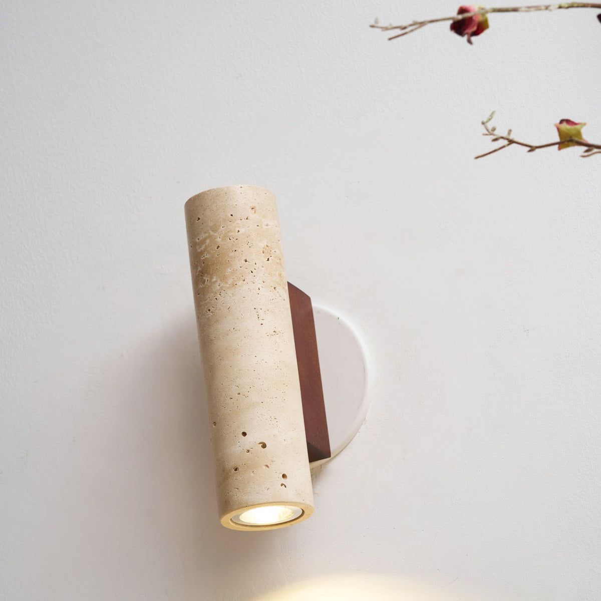 Norenina Travertine Wall Lamp