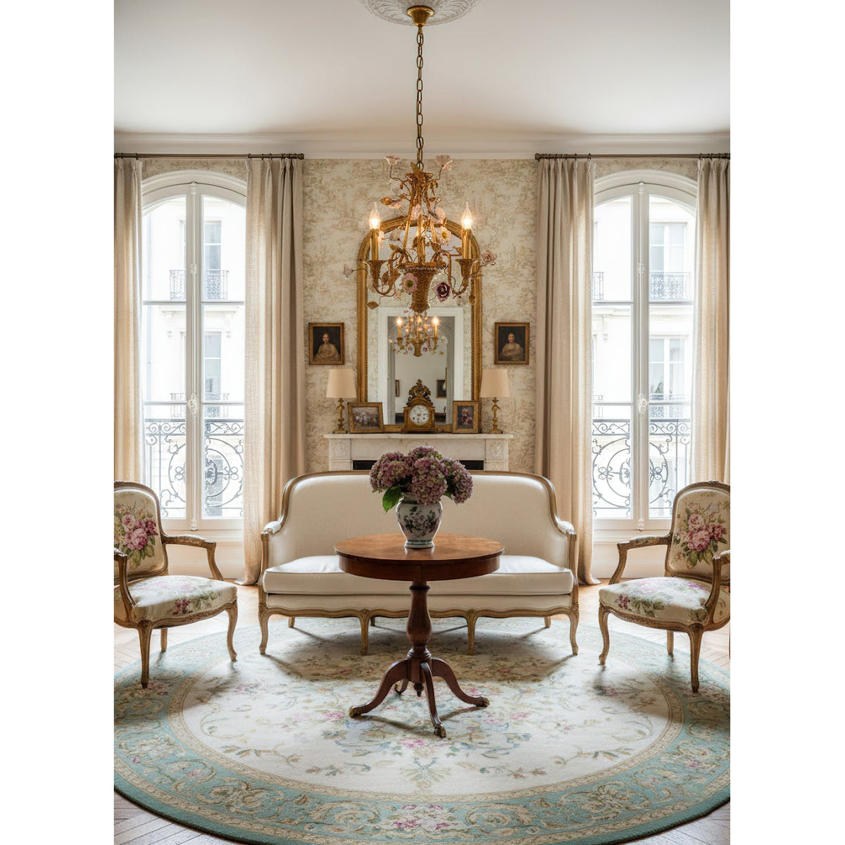 Corisande Flowers Chandelier