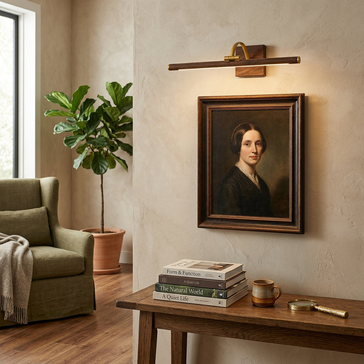 Iava Brass Indoor Wall Light