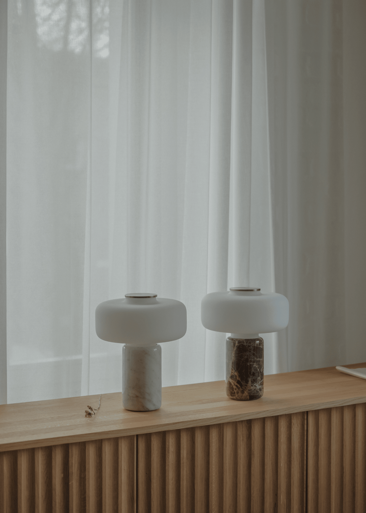 Waena Rechargeable Marble Table Lamp