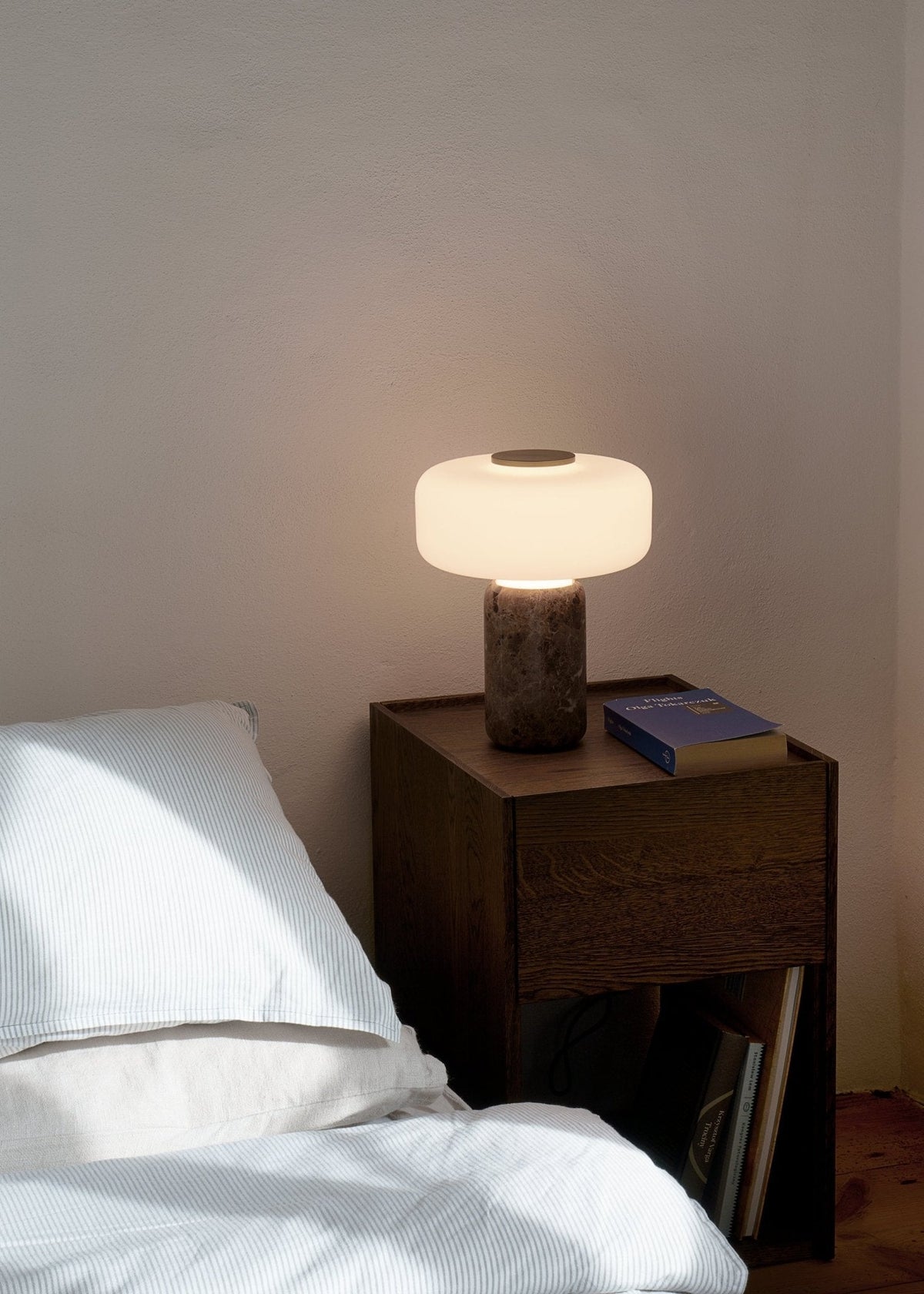 Waena Rechargeable Marble Table Lamp
