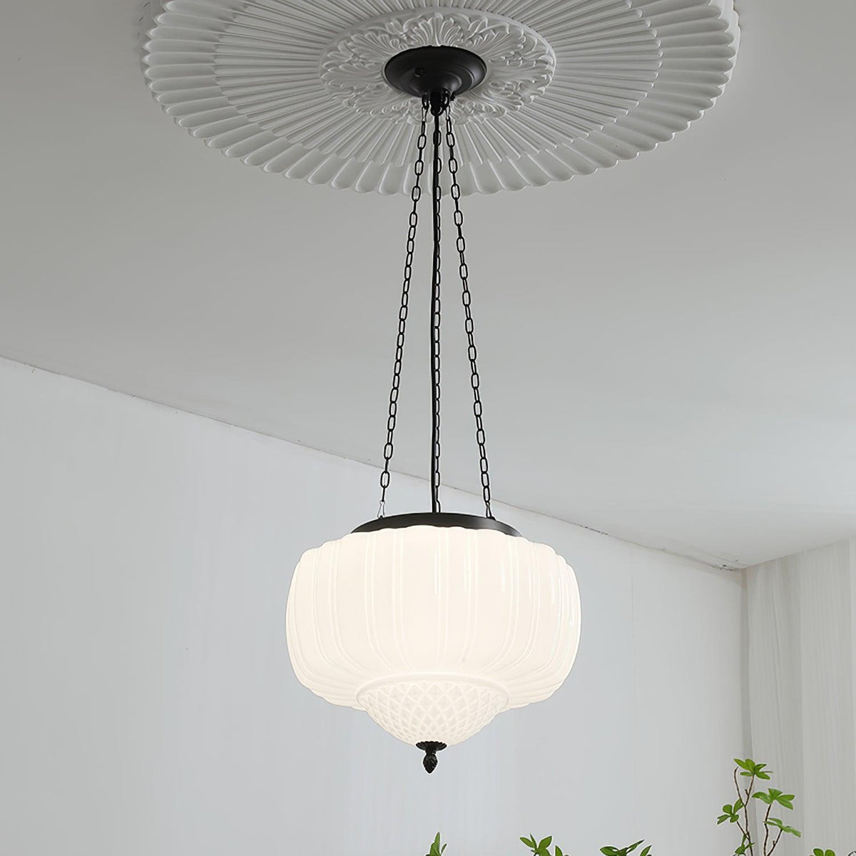Yara Contemporary Glass Pendant Light