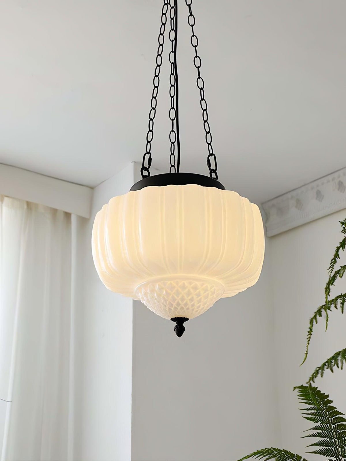 Yara Contemporary Glass Pendant Light