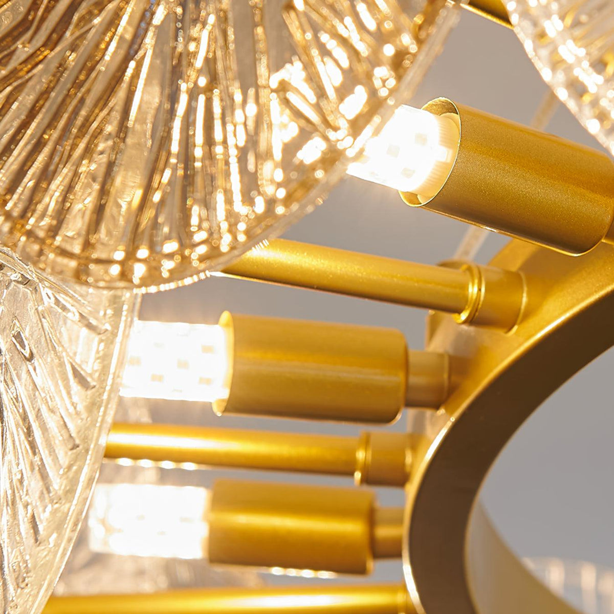 Liororiel Glass Chandelier Light