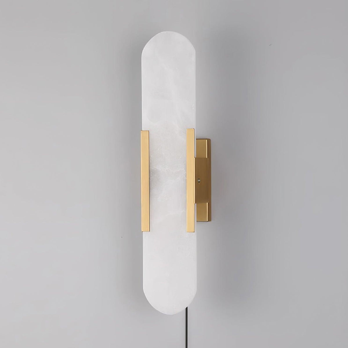 Bano Oblong Alabaster Plug Wall Light