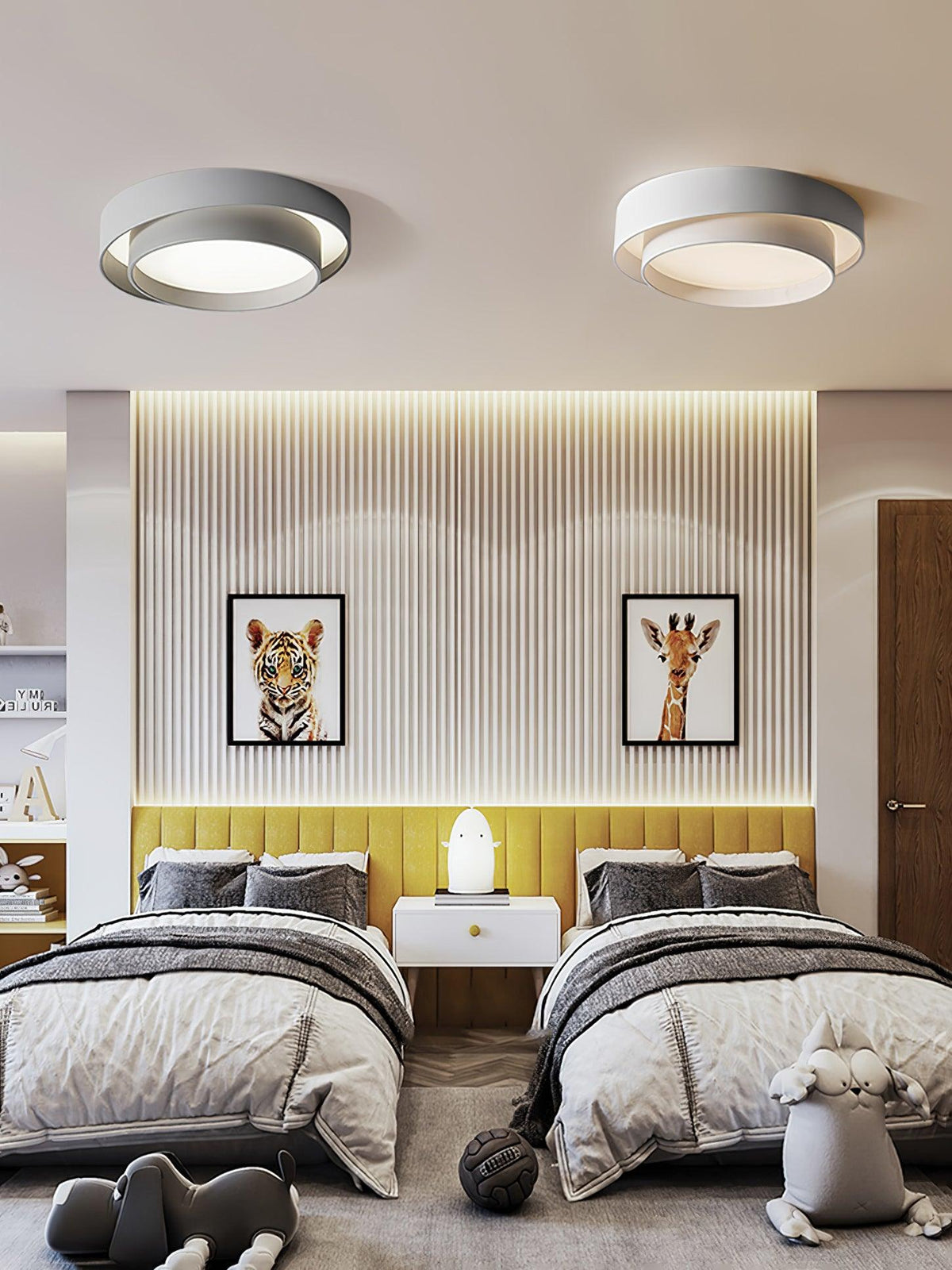 Vaeiya Iron Flush Mount Ceiling Light