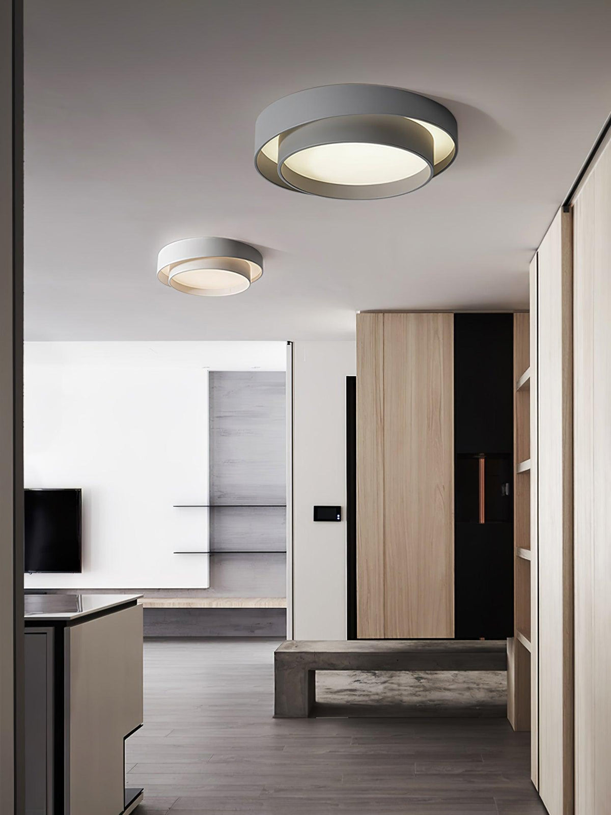 Vaeiya Iron Flush Mount Ceiling Light