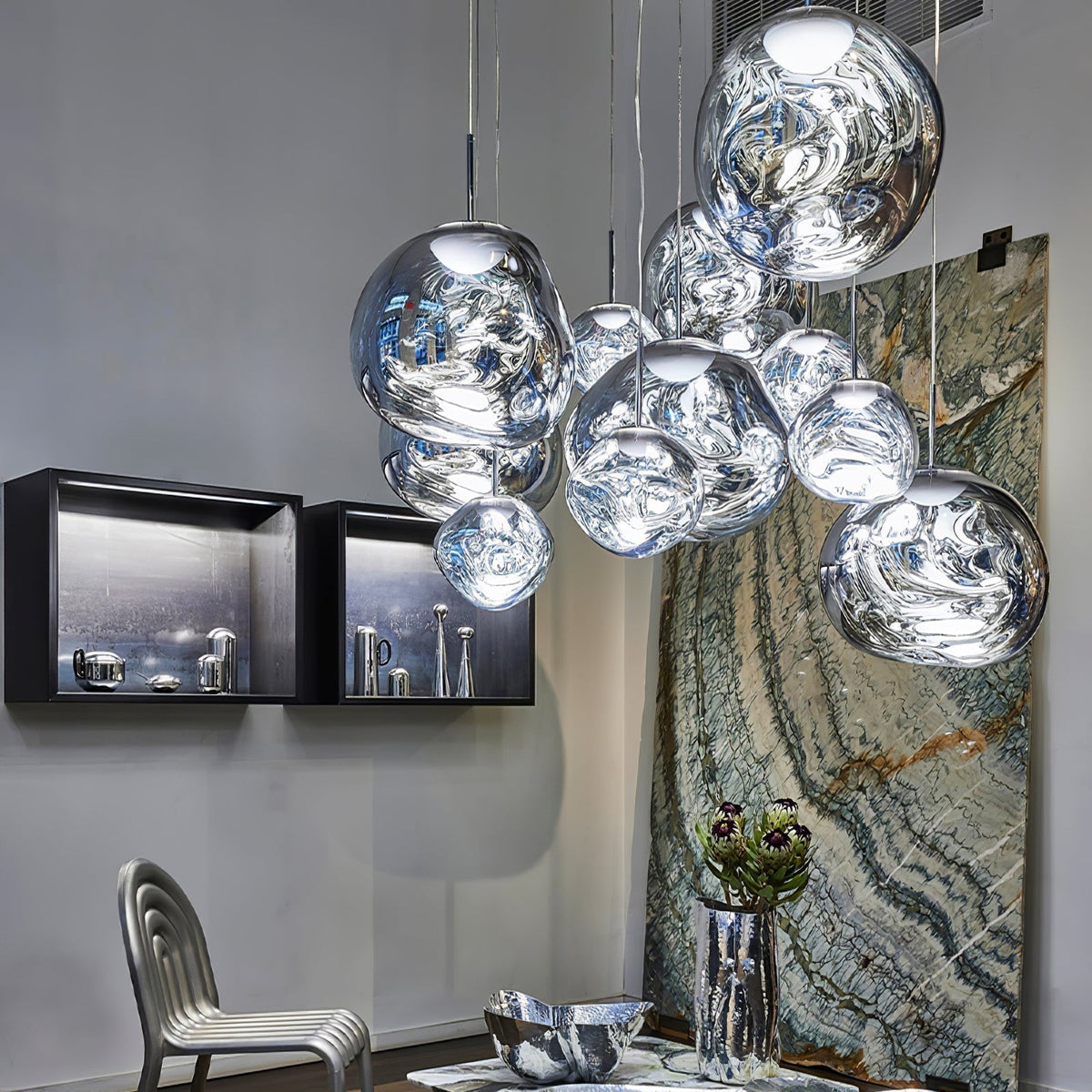 Daria Pendant Lamp Irregular Cluster Sculptural