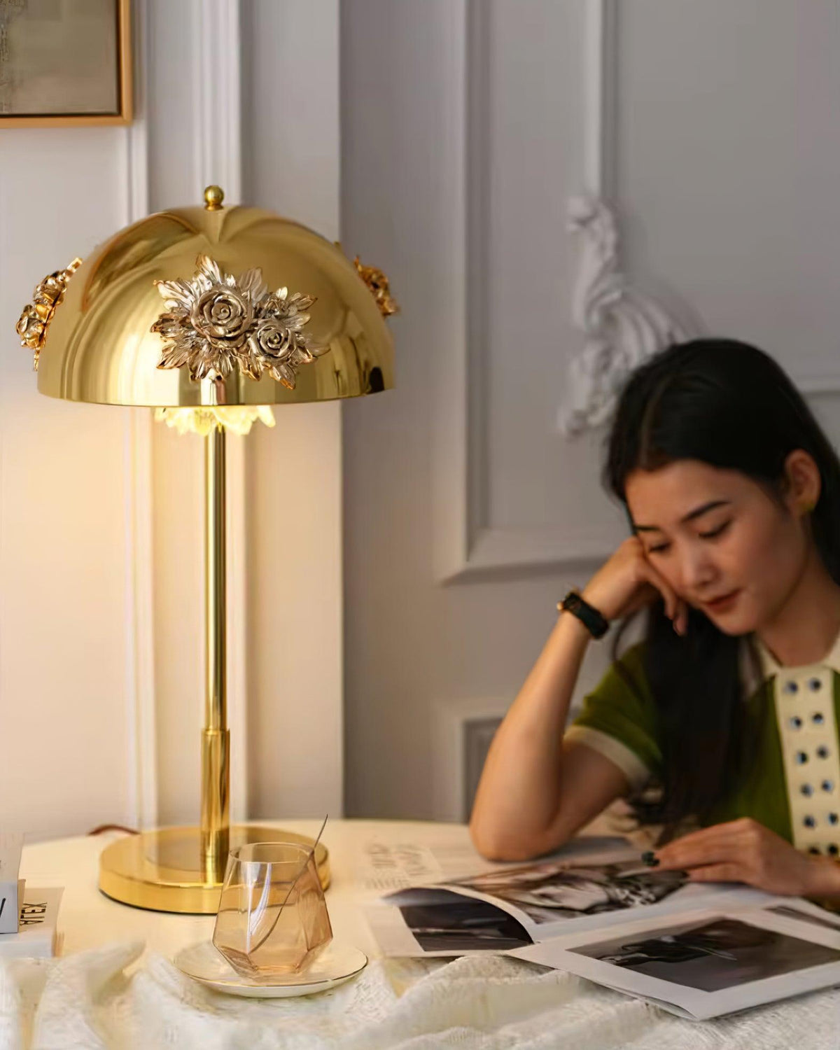 Uvaris Romantic Crystal Table Lamp