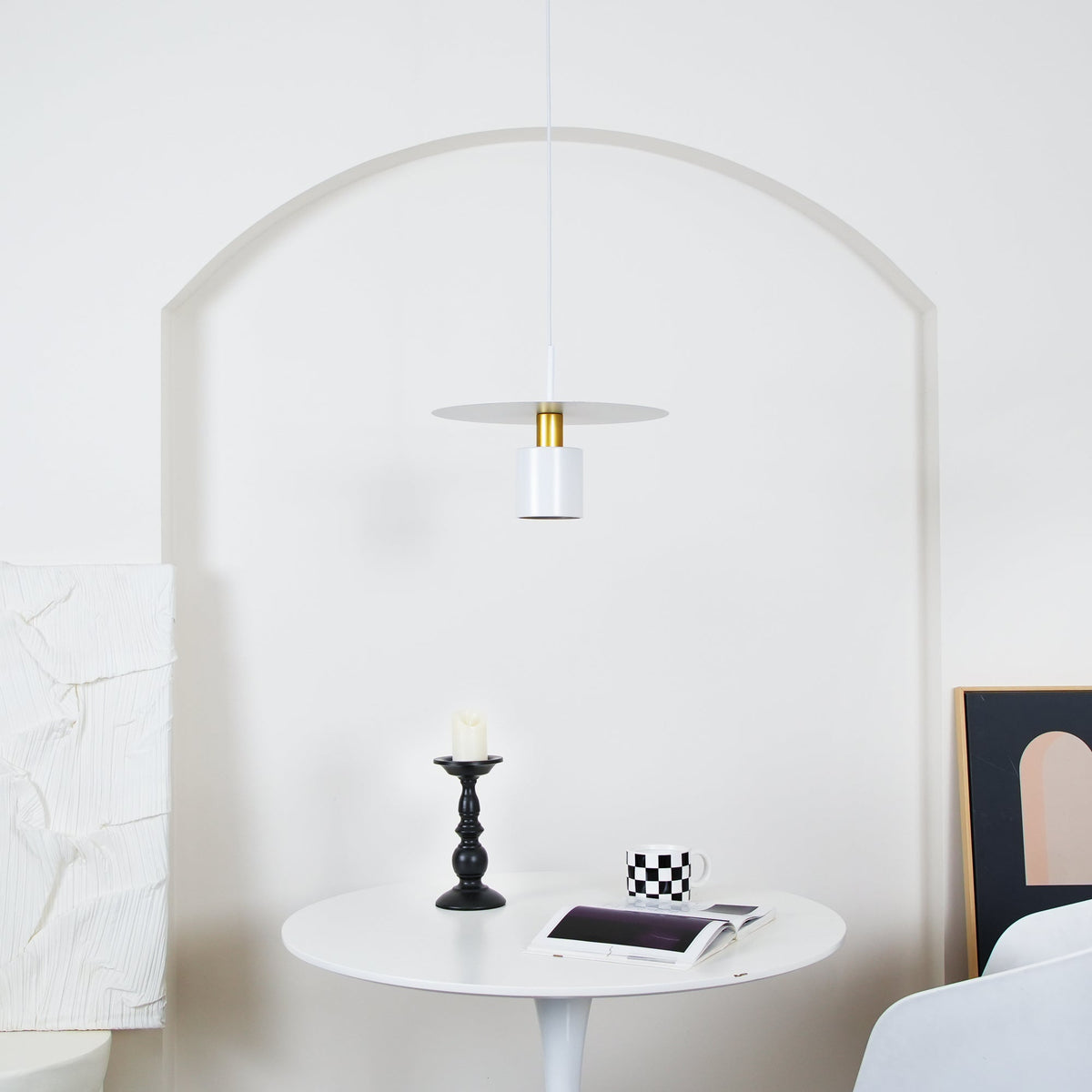 Erixy Pendant Lamp Cylinder Disc Industrial
