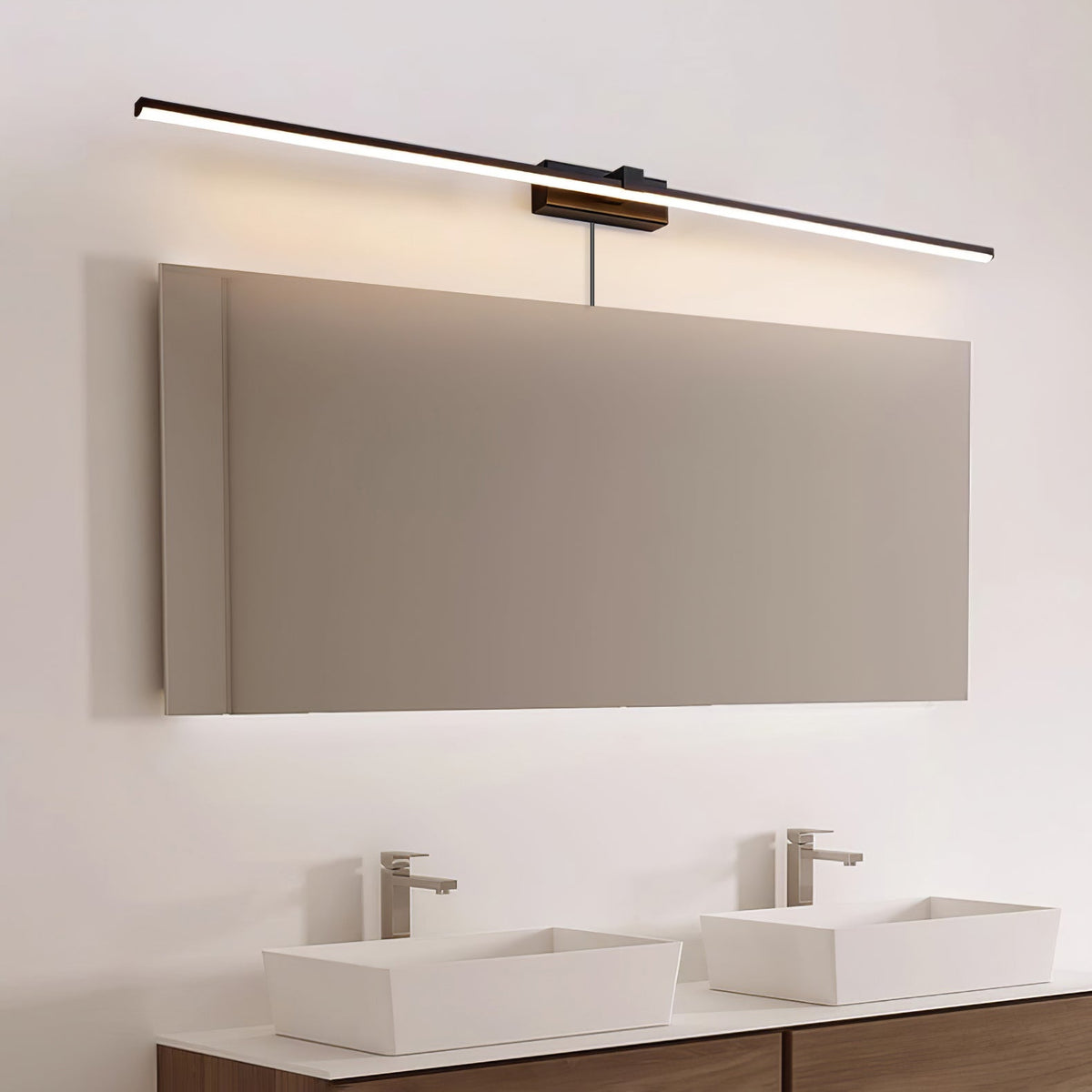 Rivoaria Linear Mirror Plug-in Wall Light