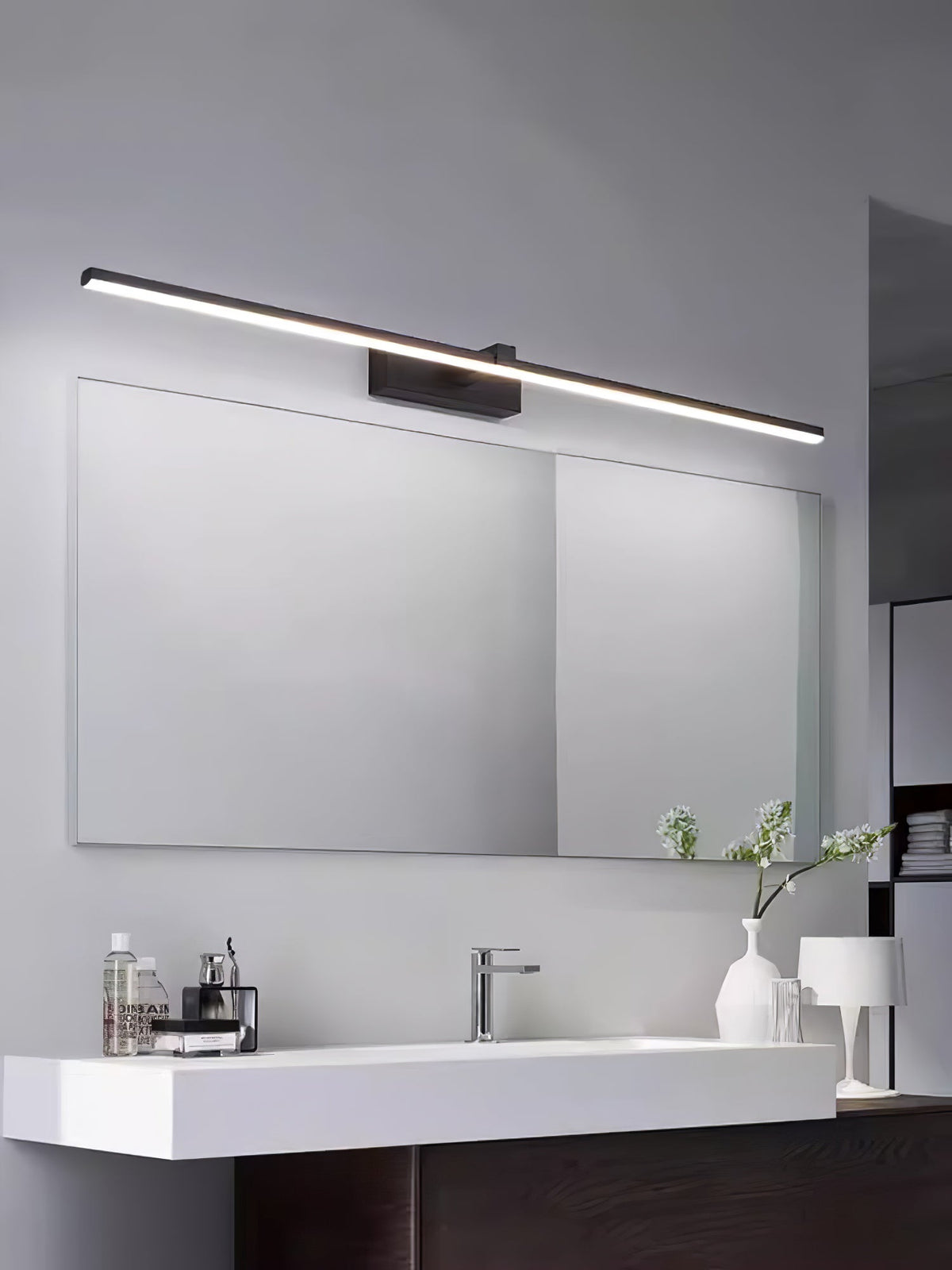 Yume Linear Modern Minimalist Mirror Wall Light