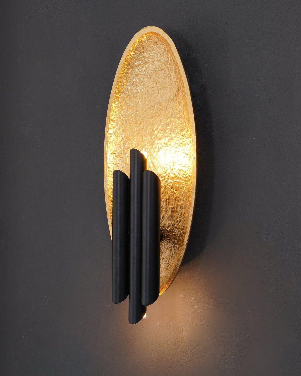 Aurerielle Wall Sconce Gold Black Minimalist