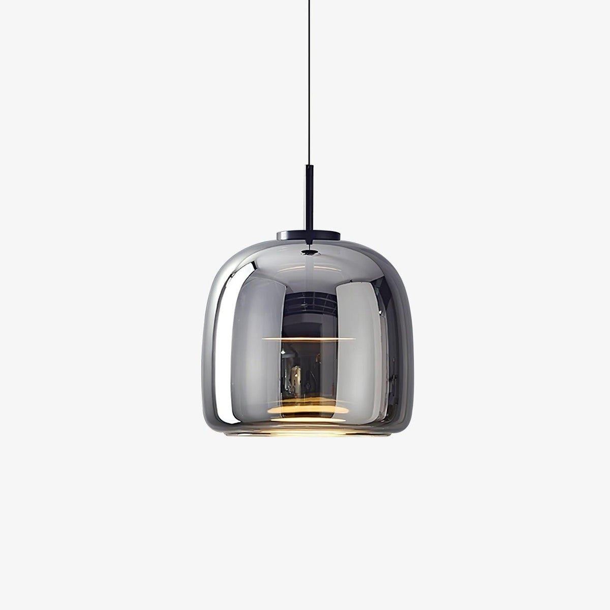 Obsidian Modern Glass Pendant Light