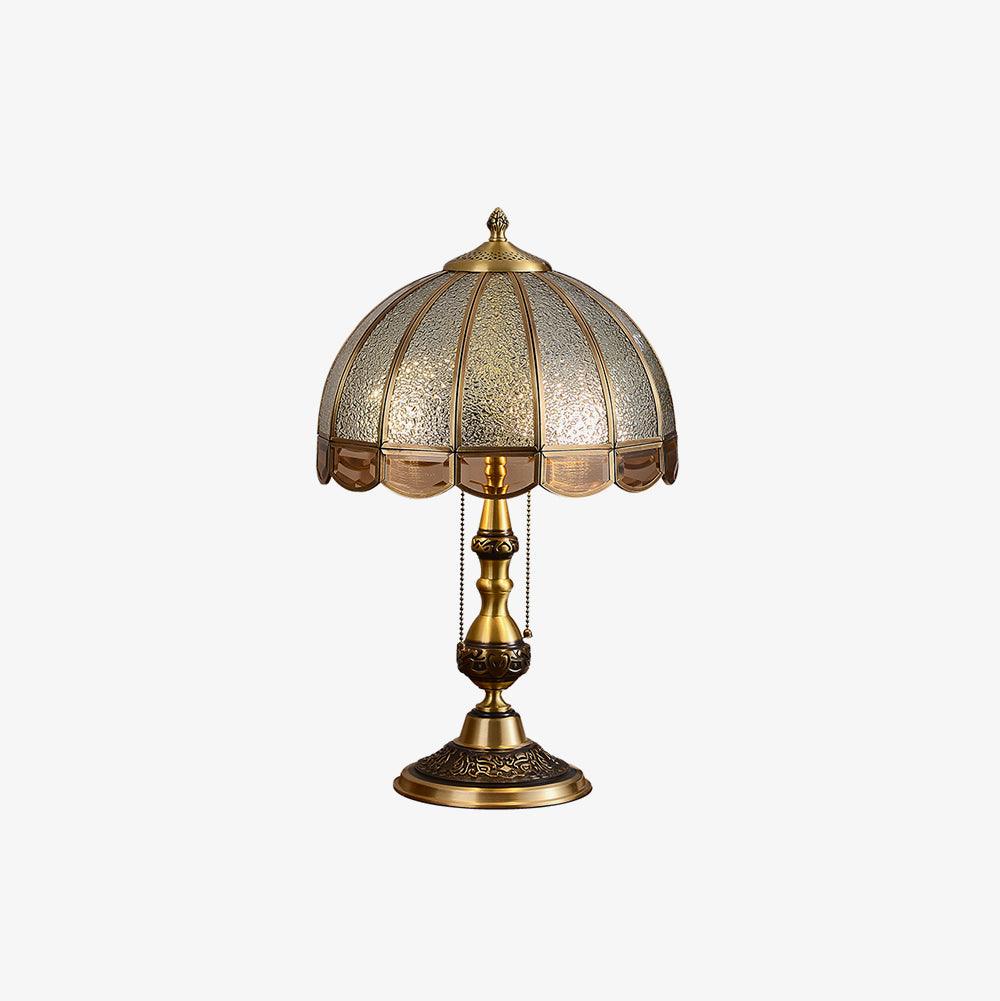 Brillix Brass & Glass Glam Table Lamp