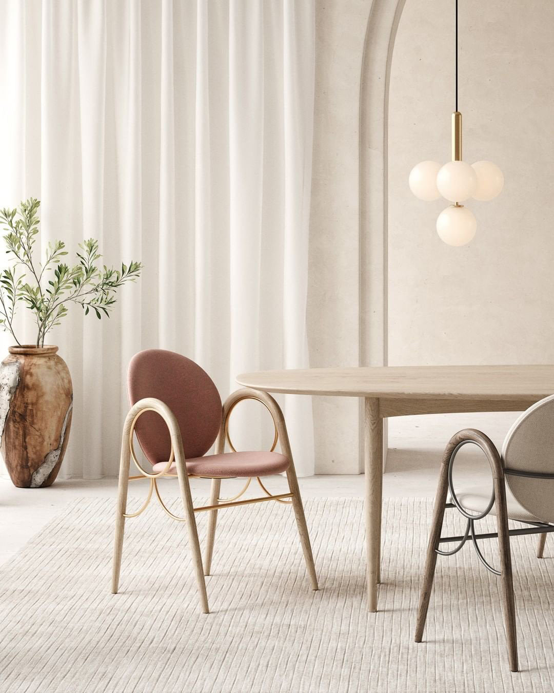 Aurelion Brass Industrial Pendant Light