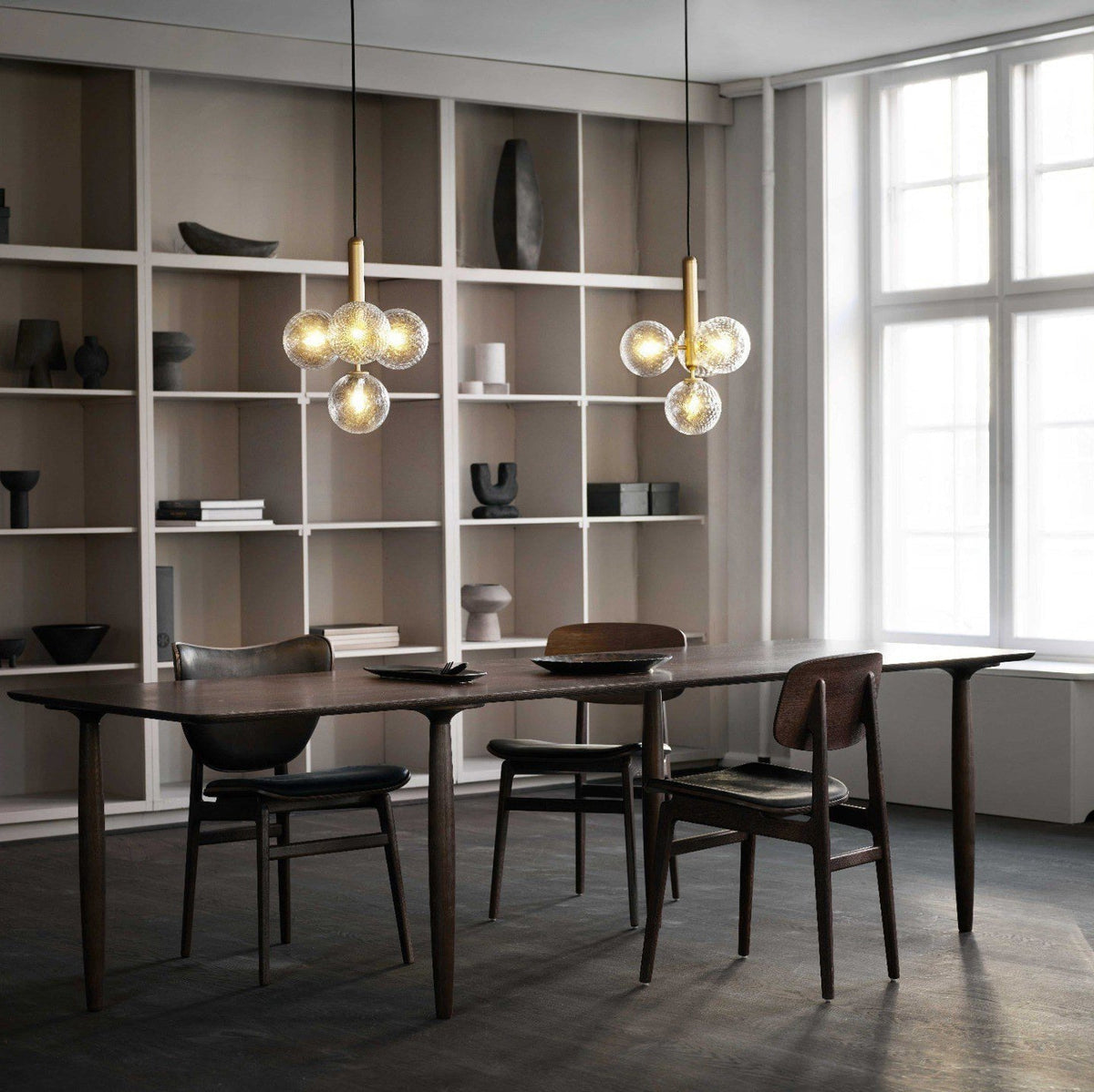 Aurelion Brass Industrial Pendant Light