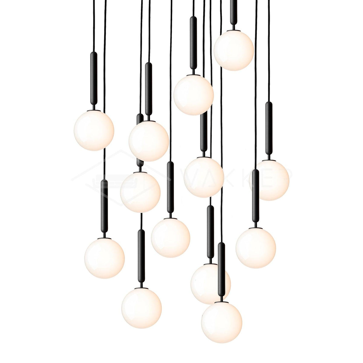 Lioraraya Glass Classic Industrial Pendant Light
