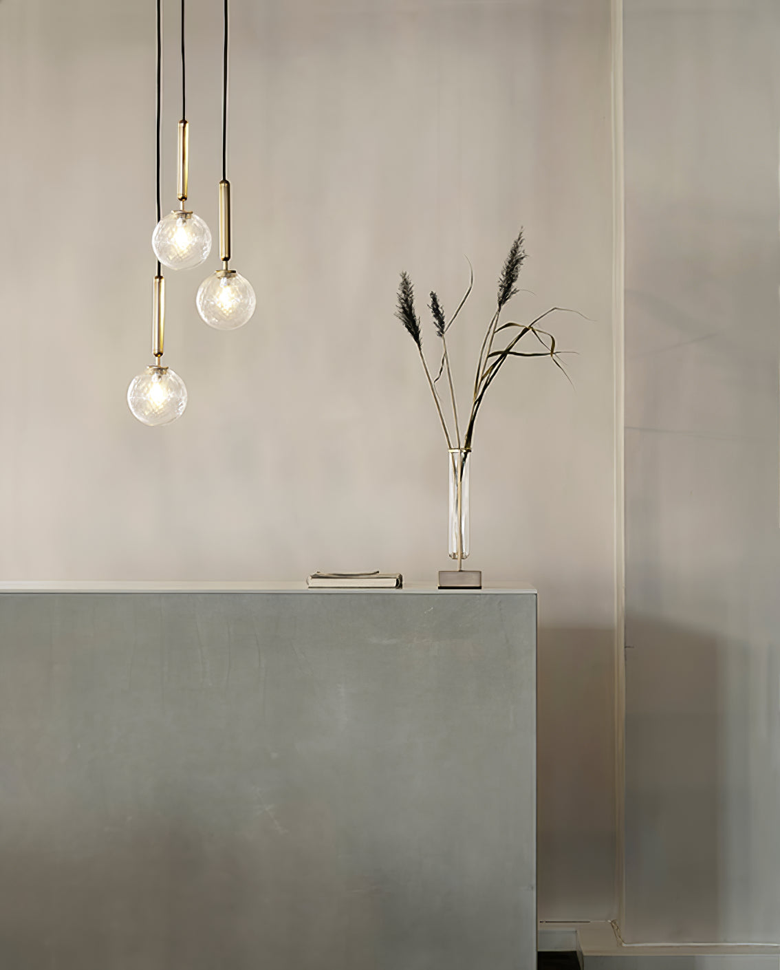 Aurelion Brass Industrial Pendant Light