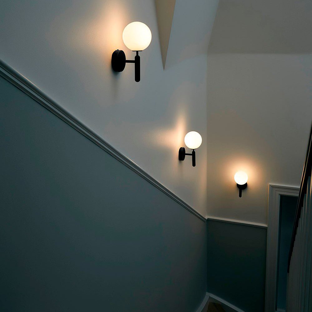 Ilirila Modern Minimalist Brass Glass Wall Light