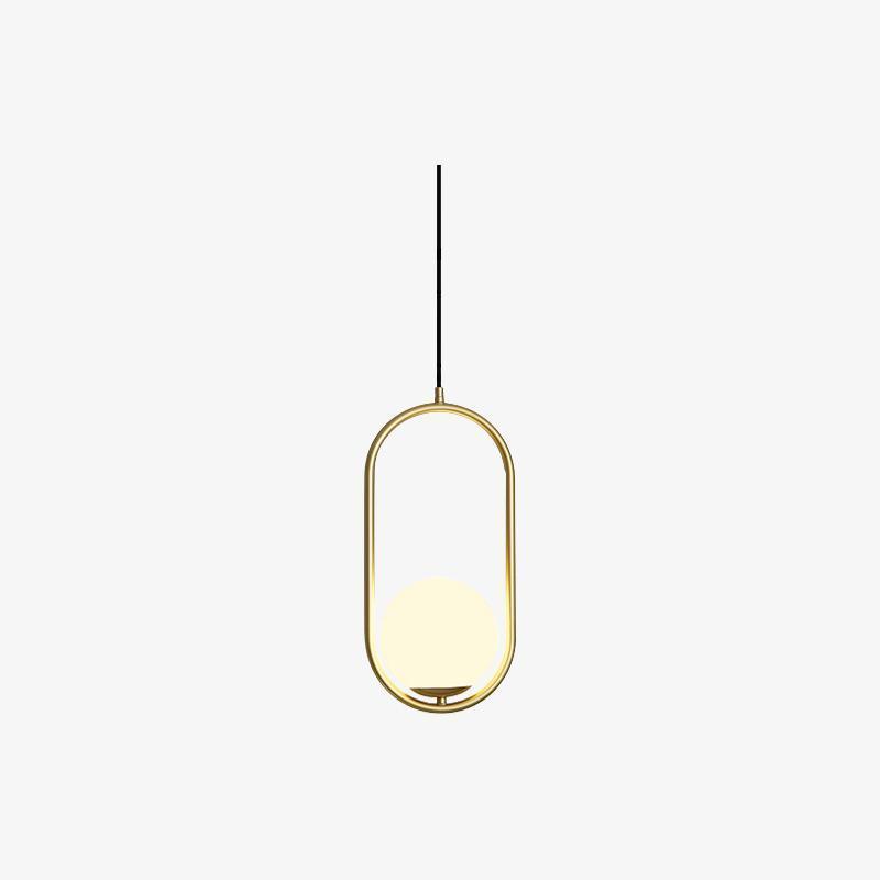 Sorveth Contemporary Brass Pendant Light