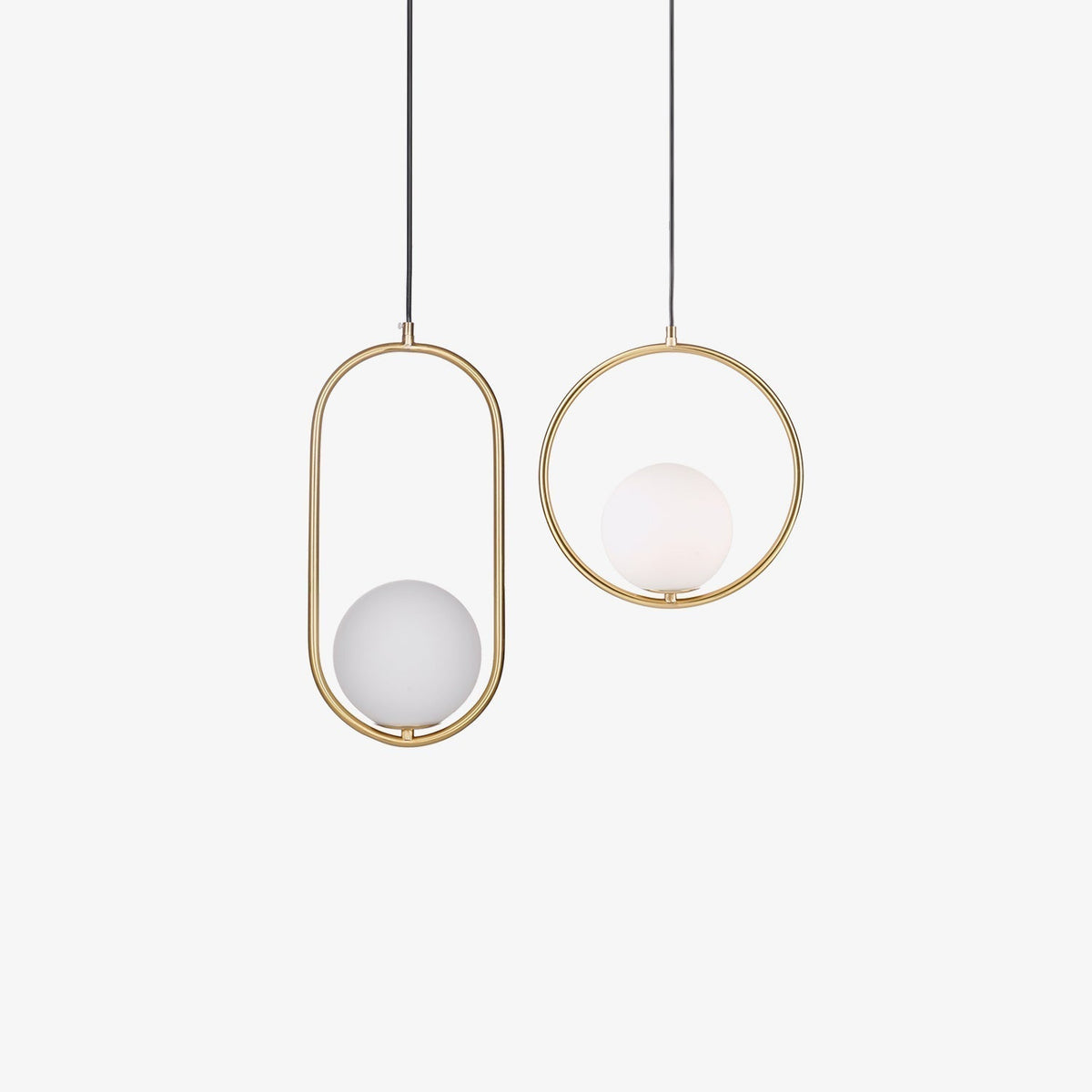 Sorveth Contemporary Brass Pendant Light