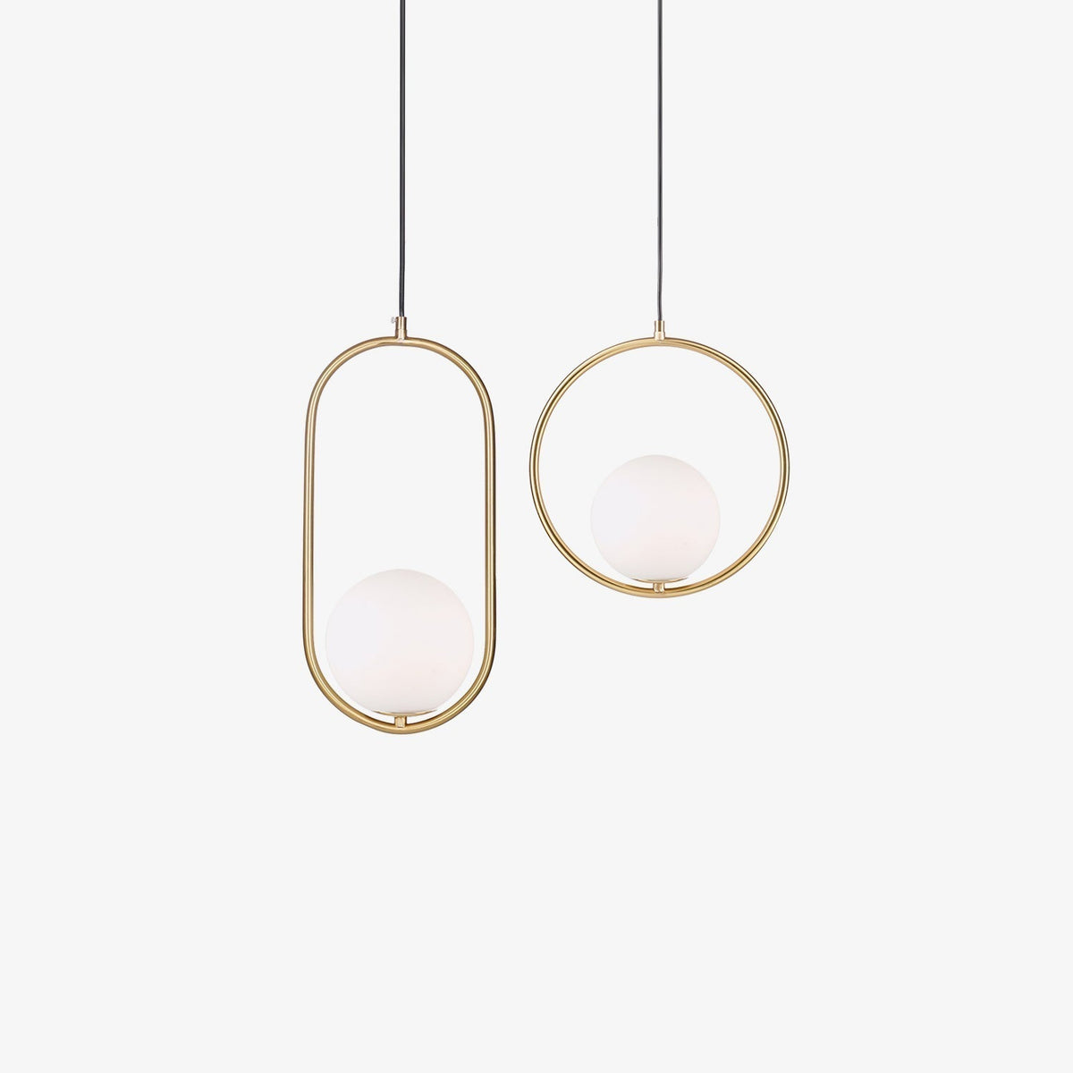 Sorveth Contemporary Brass Pendant Light