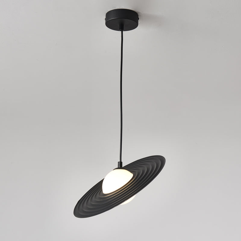 Viraalise Pendant Light PE LED Plate White and Black