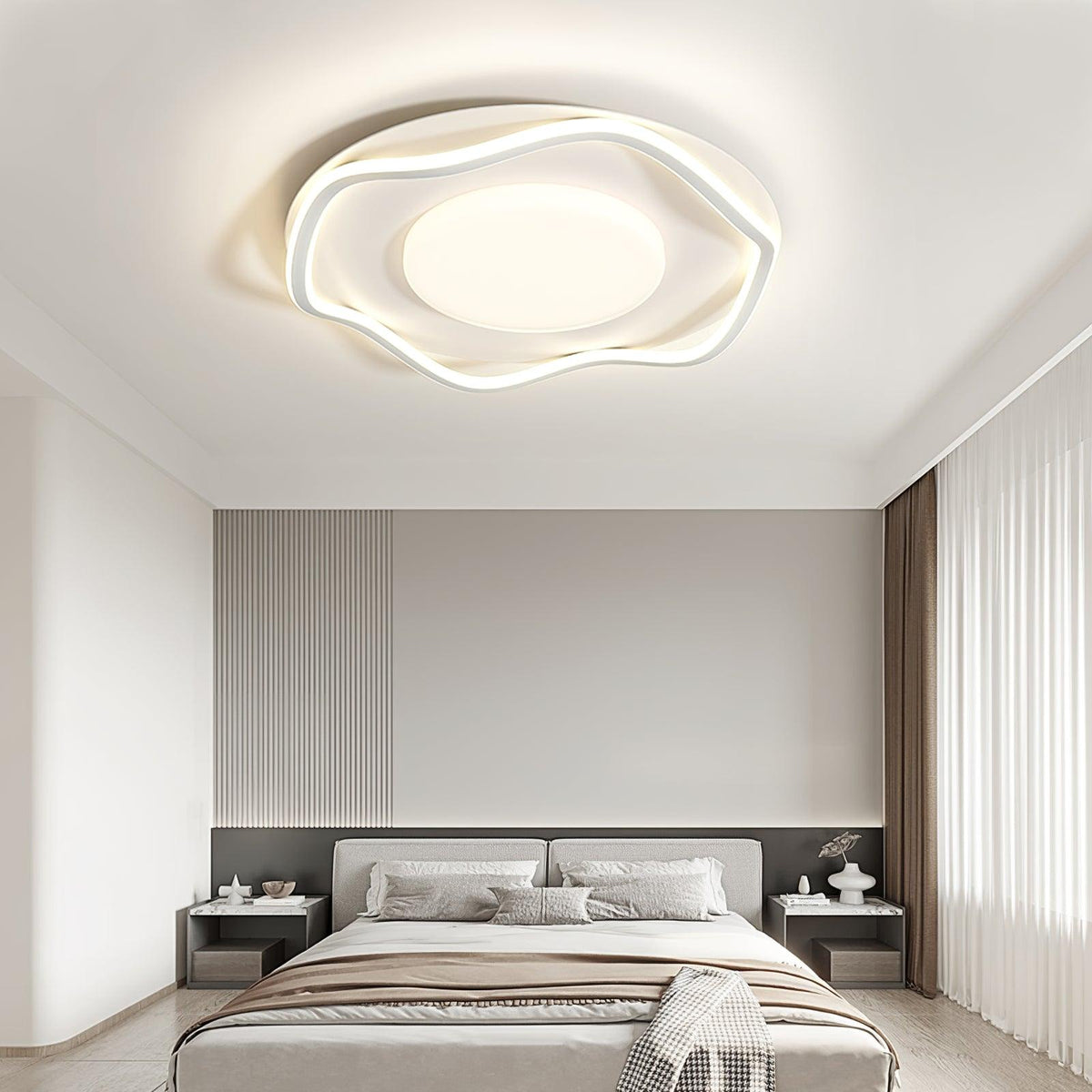 Elvenos Minimalist Cloud Shape Ceiling Lamp