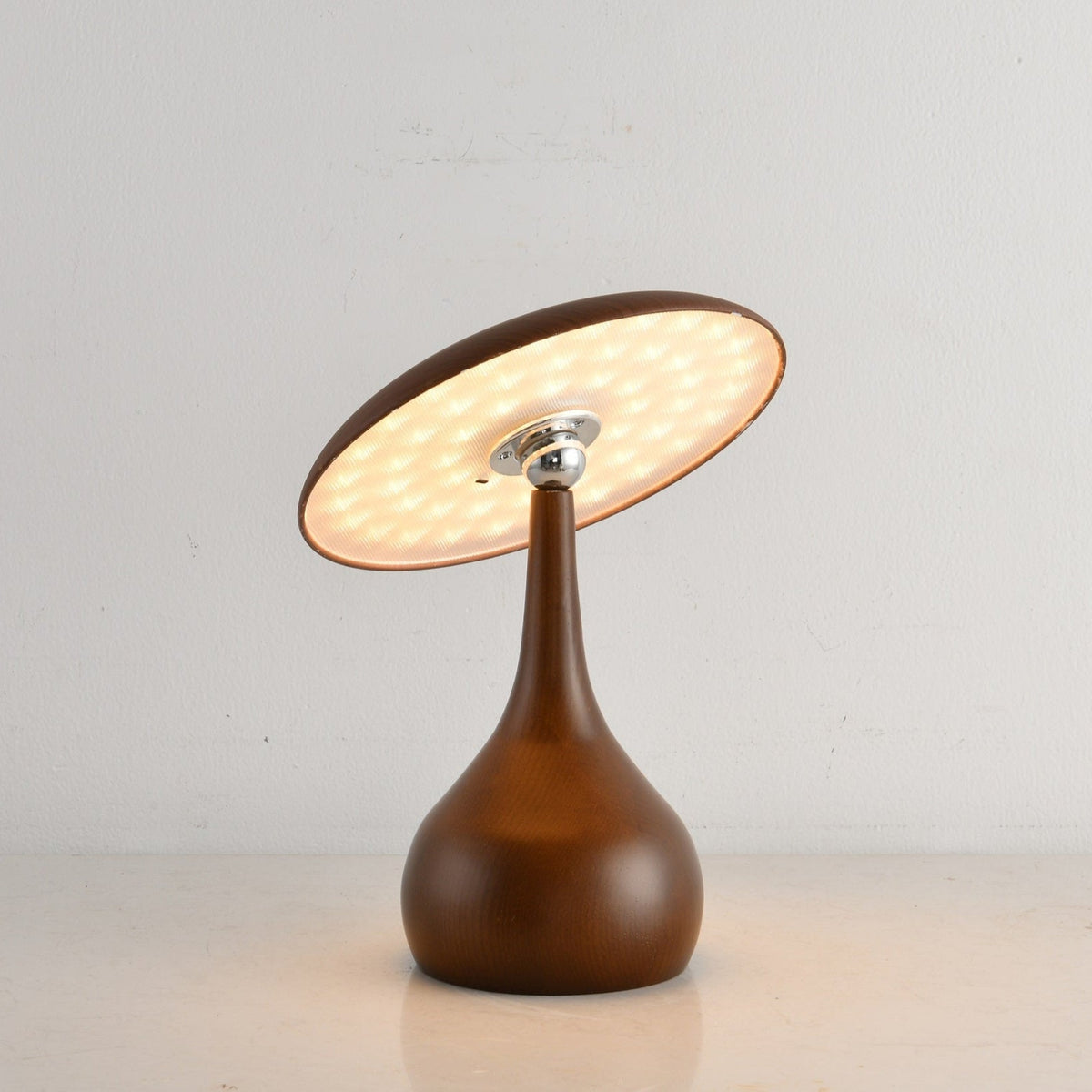 Orbis Vintage Wood Table Lamp