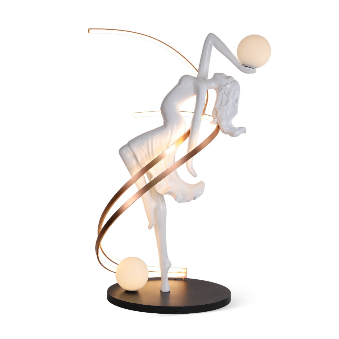 Mirorelia Floor Lamp Goddess Statue Elegant