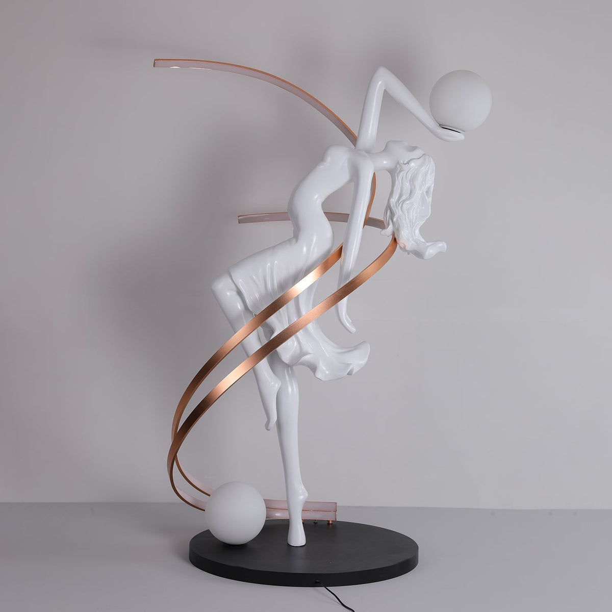 Mirorelia Floor Lamp Goddess Statue Elegant
