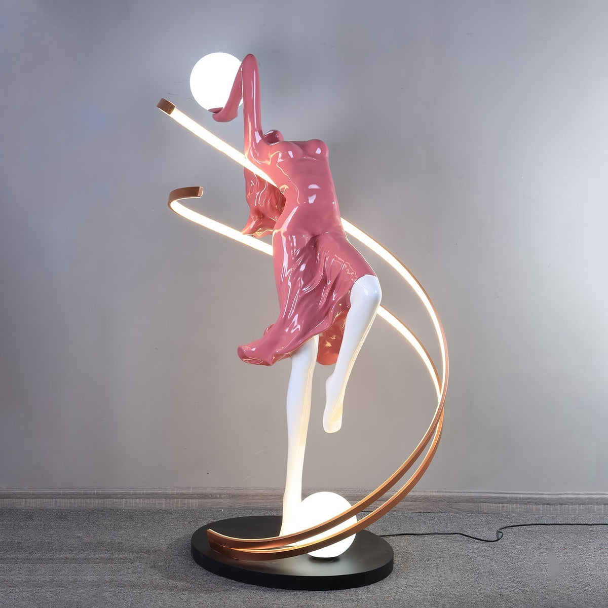 Mirorelia Floor Lamp Goddess Statue Elegant