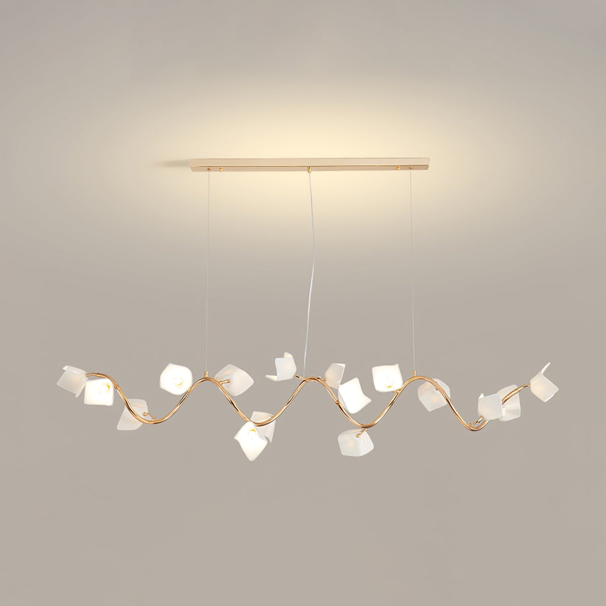Arthearae Postmodern Luxury Flora Ceramics Chandelier