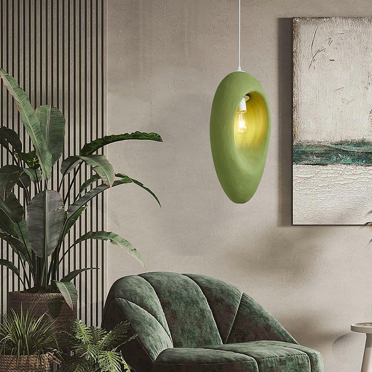 Ulrinara Modern Minimalist Plastic Pendant Light