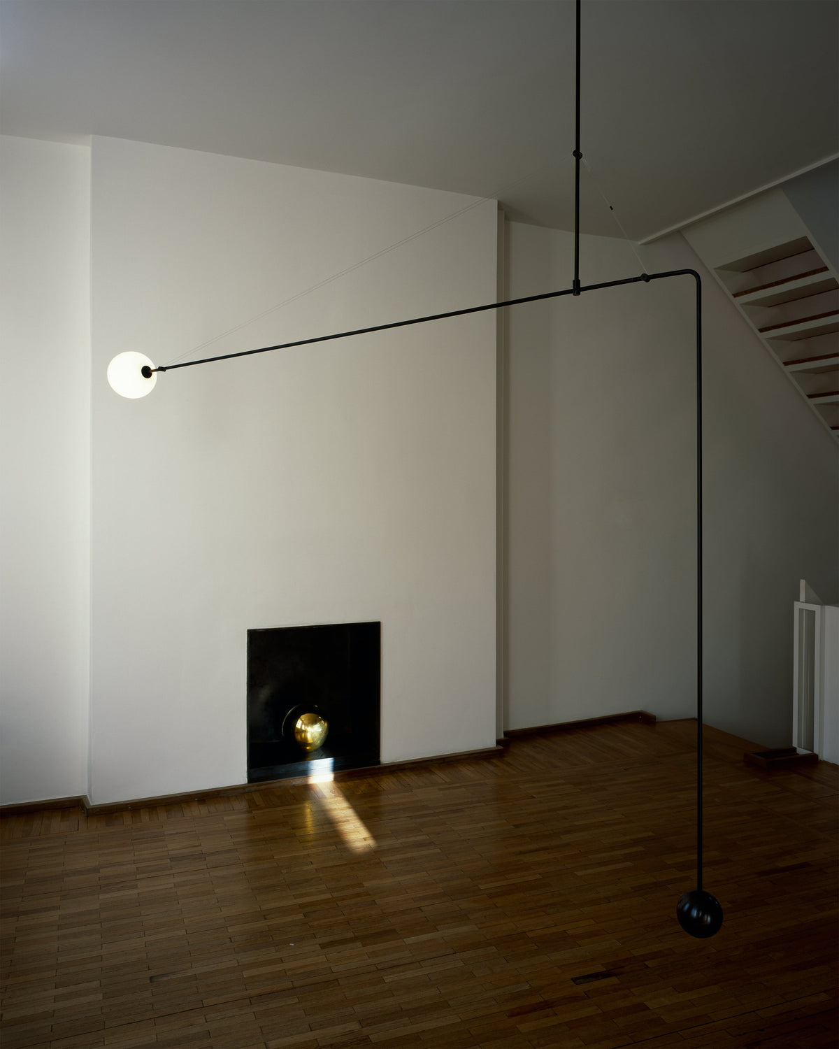 Viraiseon Chandelier Mobile Black Minimalist