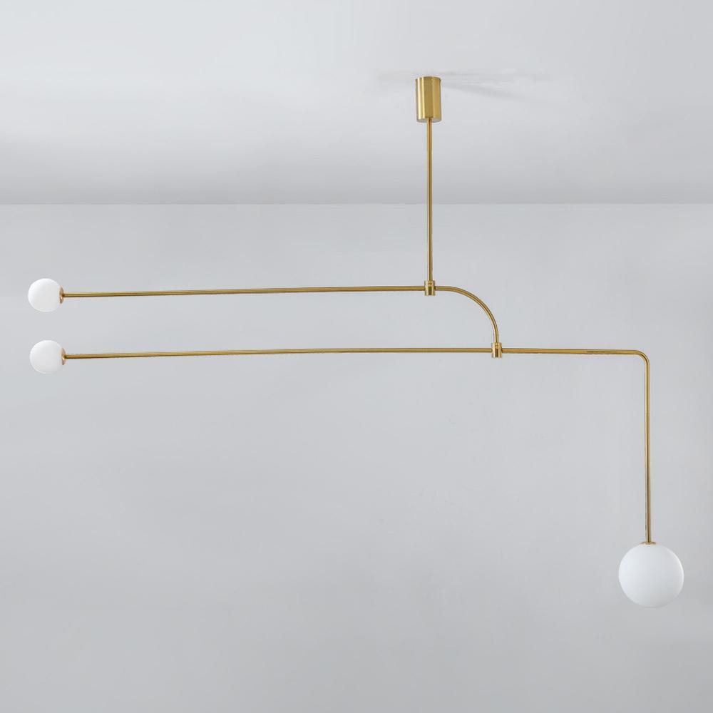 Viraiseon Chandelier Mobile Black Minimalist