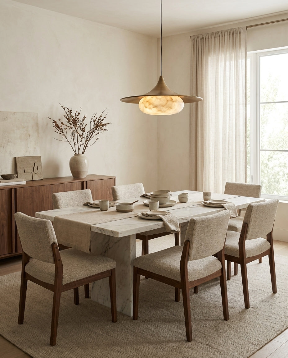 Fallowcrest Alabaster Pendant Lamp
