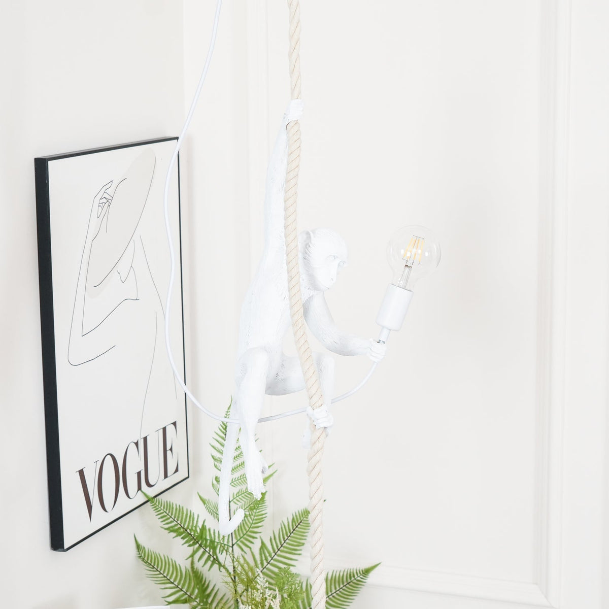 Epiran Resin Rope Artistic Pendant Lamp