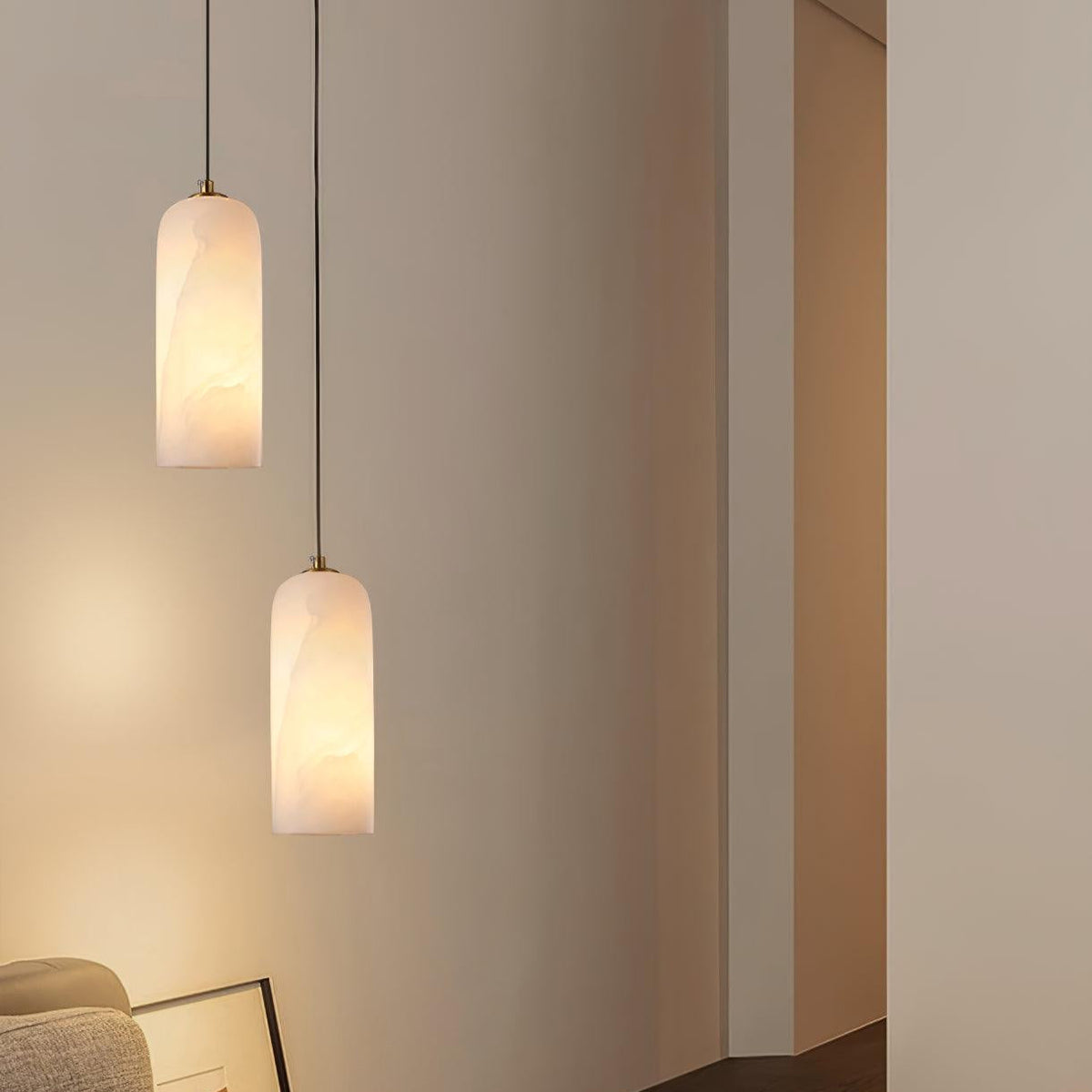 Hecate Pendant Light Alabaster