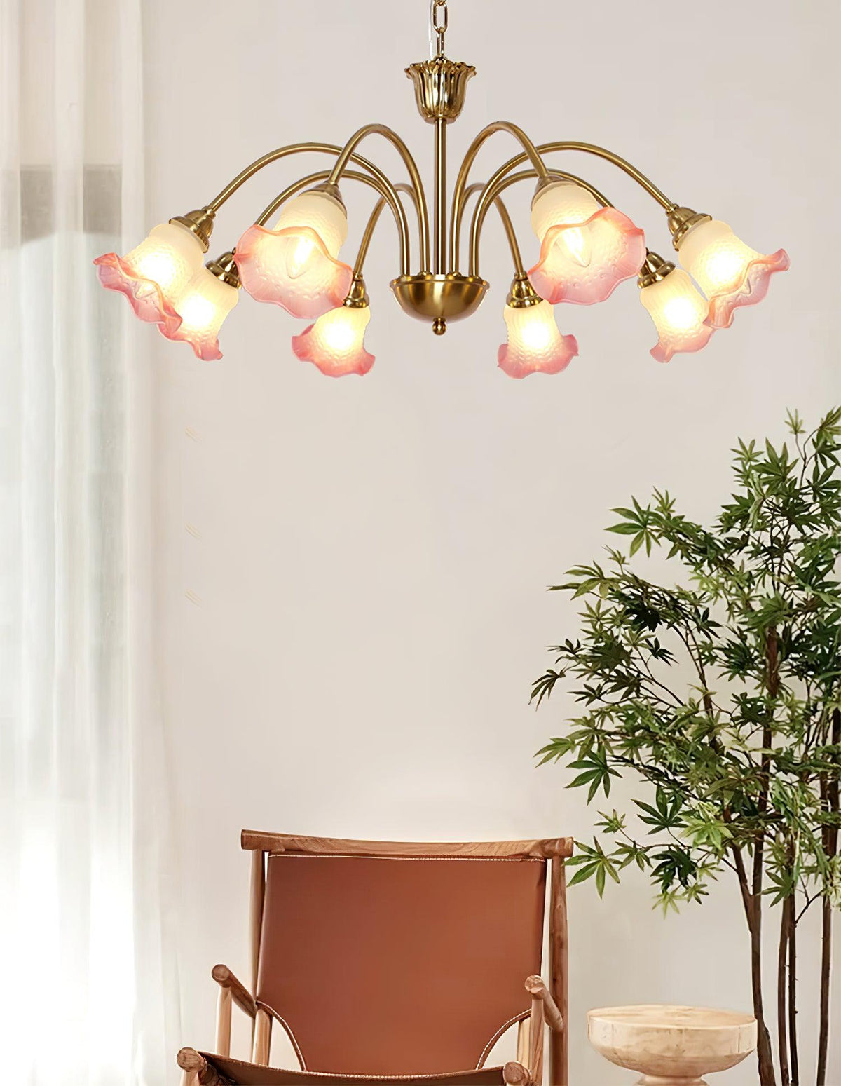 Diane Vintage Glass Chandelier