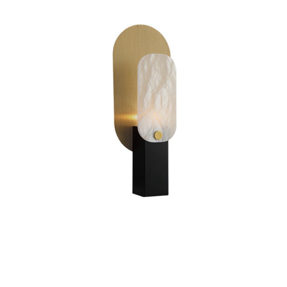 Mosaic Elegance Alabaster Table Lamp