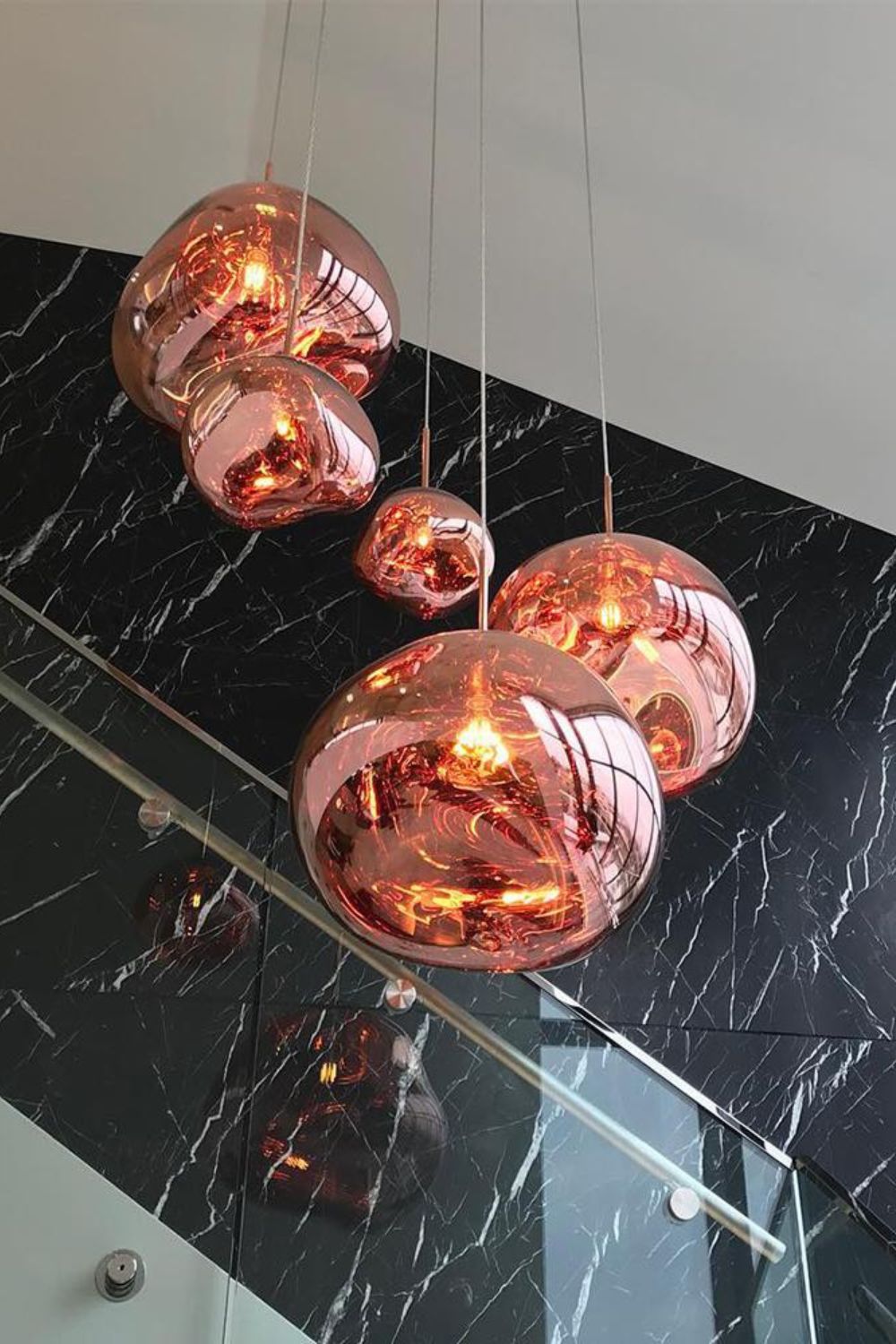 Roseview Travertine Pendant Light