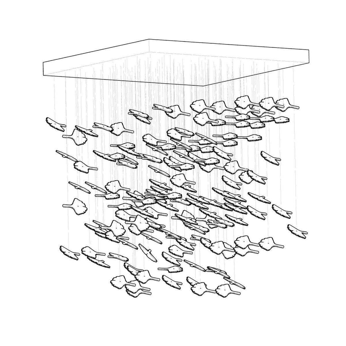 Maple Canopy Crystal Chandelier